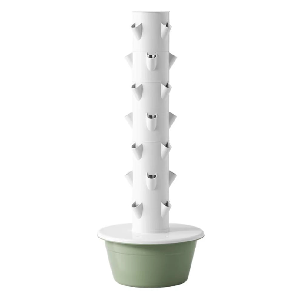 Hydroponic Growing System - Vertical Aeroponic Tower Garden for Indoor Plants, Automatic Watering, Space Saving, Ideal for Home