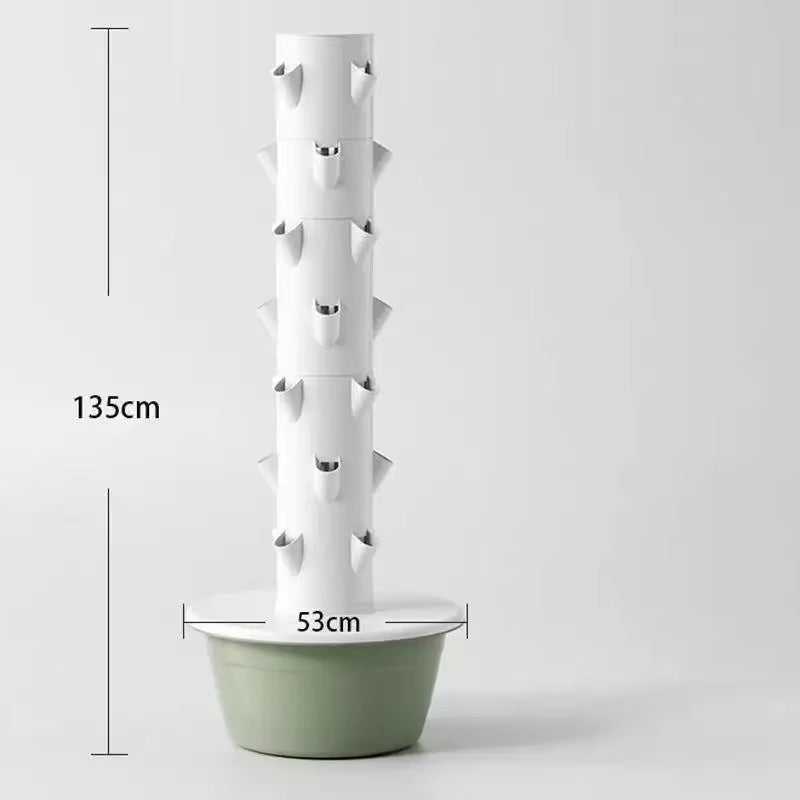 Home /Garden Vertical Tower Growing Systems Column Hydroponic Aeroponic Planting System