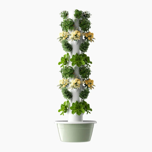 Indoor NFT Hydroponic Growing Systems Home Vertical Garden Tower Planter with Led Light