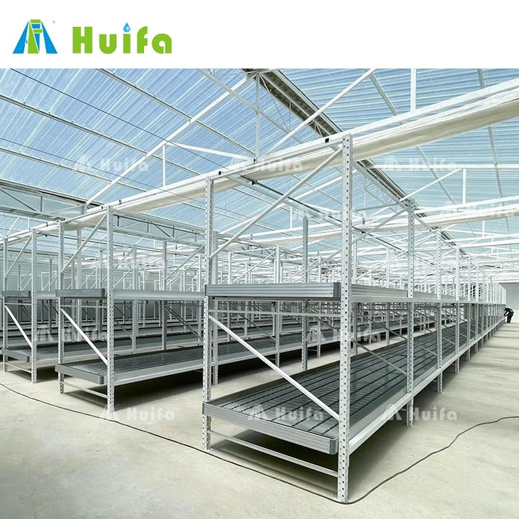 Hydrophonic Growing Tables Garden Farming Vertical Farm Grow Rack Hydroponic System Thailand Grow Rack