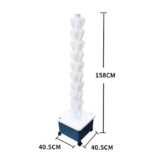 New Style Vertical Hydroponic System 10 Layers Greenhouse Garden Indoor Planting Tower