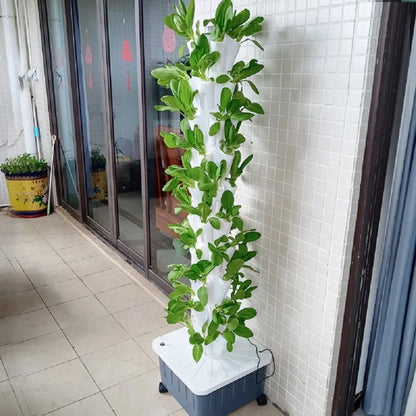 New Style Vertical Hydroponic System 10 Layers Greenhouse Garden Indoor Planting Tower